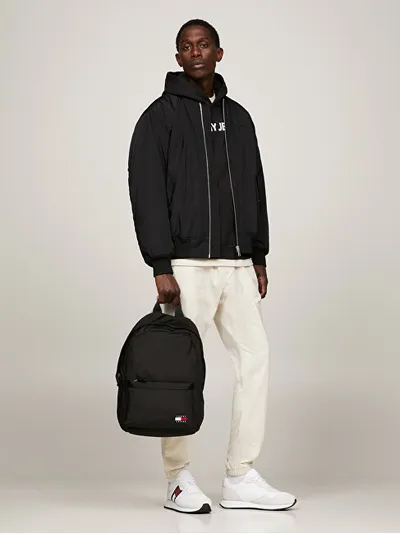 Çantë shpine për meshkuj TOMMY HILFIGER, e zezë - 2