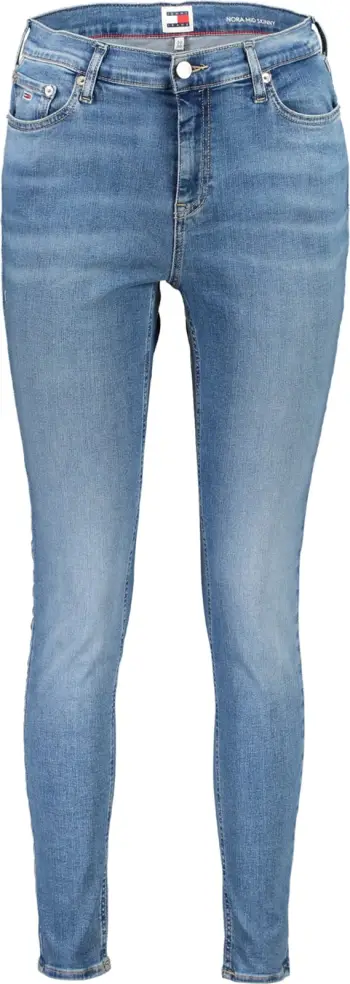 Pantallona xhins Tommy Hilfiger Nora Mid Skinny Jeans femra, të kaltërta