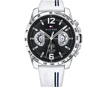 Orë dore për meshkuj Tommy Hilfiger, e bardhë