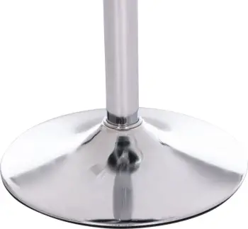 Karrige për bar ROSE, bazë dhe sustë kromi, kadife jeshile cypress, 48x45x105cm, set prej 2 copë