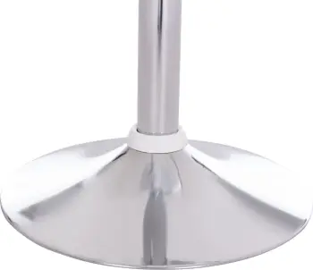 Karrige për bar rrotulluese DAISY, ABS e bardhë, 44x38x85cm, set prej 2 copësh