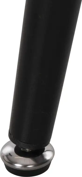 Tavolinë ngrënieje RAVEN, sipërfaqe qeramike, mermer i zi, këmbë metalike të zeza, FH9854.02, 117.5x67.5x76cm