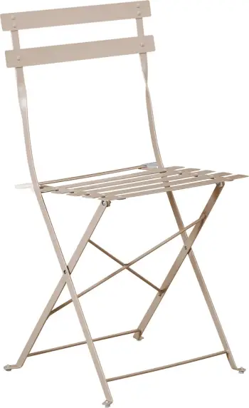 Karrige palosëse SOPHIE, metalike, ngjyrë kapuçino, FH6337.04, 41x43x80cm, set prej 2 copësh