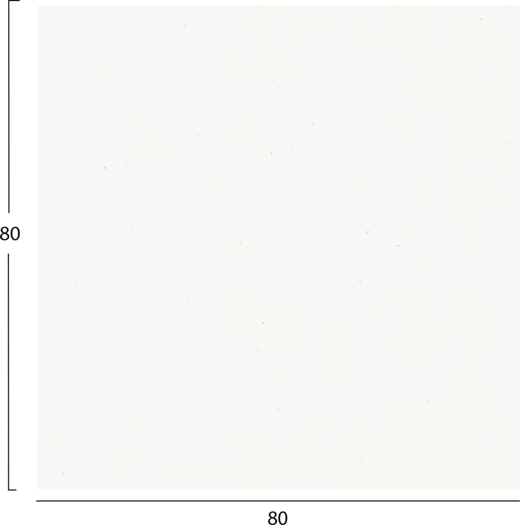 Sipërfaqe tavoline katrore HPL, e bardhë, 80x80cm, set prej 2 copësh - 2