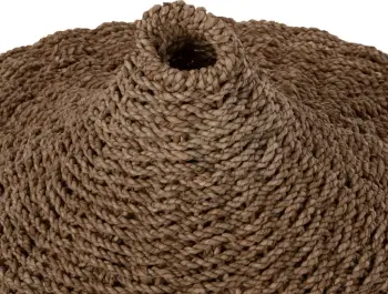 Llambë tavani varëse, fibra palme, thekë nga bar deti, natyrale, FH7820, 62x42cm