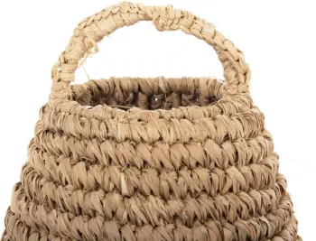 Llambë tavani varëse, ratan natyral, FH4033, Φ103x84.5-106Hcm