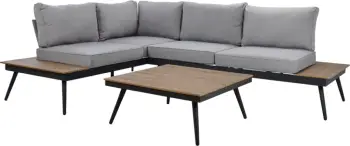 Set këndor divani alumini me tavolinë për jashtë, FH5126.12