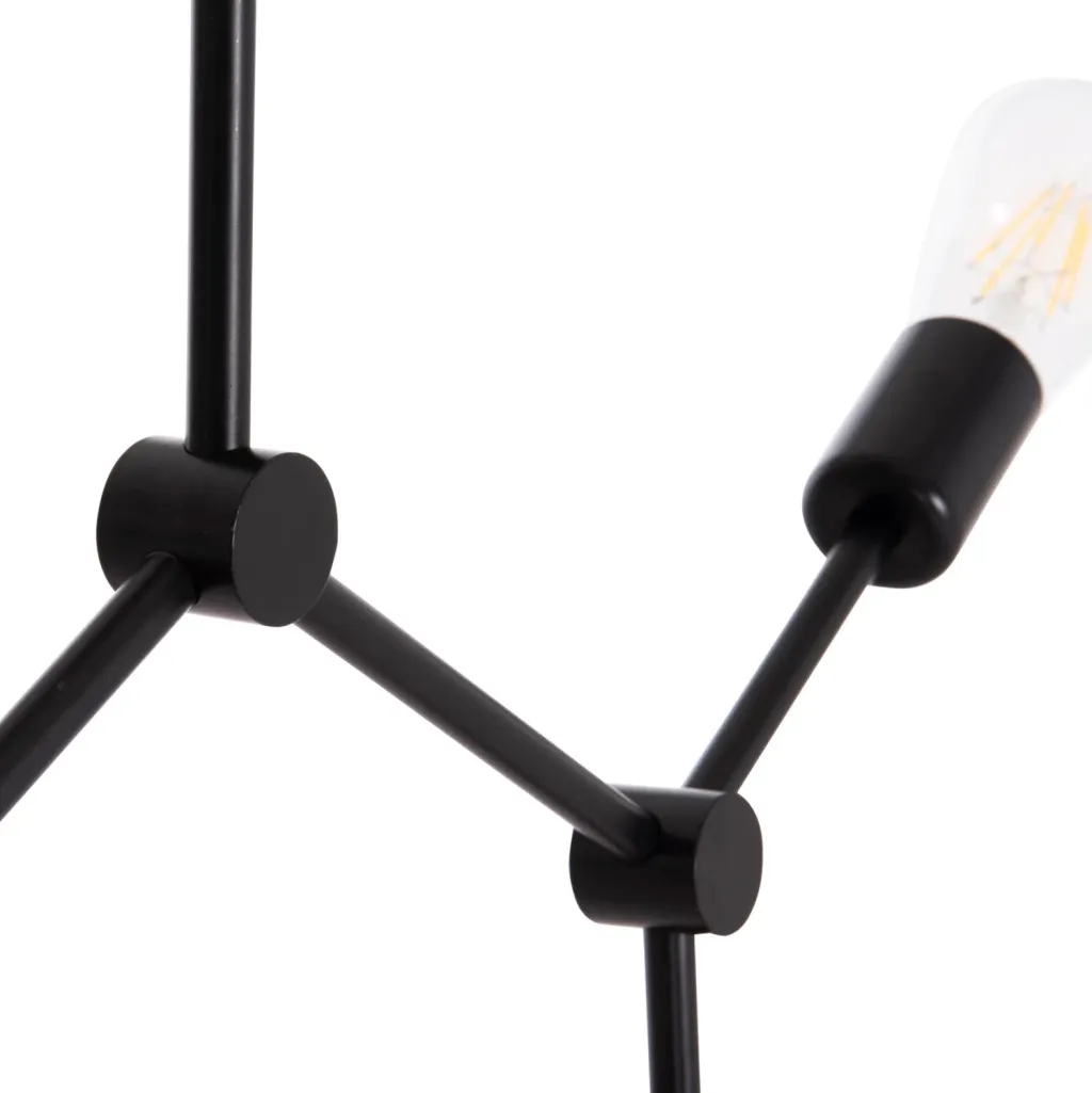 Llambë tavani me 3 drita, metal i zi, LIGHTY FH7404.11, 52x5x48cm - 5