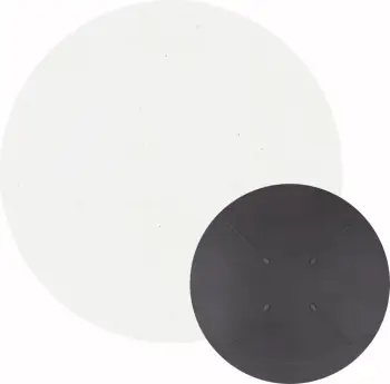Sipërfaqe tavoline rrethore HPL, e bardhë, Φ60cm, set prej 2 copë, HM5841.22