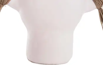 Vazo dekorative tavoline ALICA, terrakotë e bardhë, me bar, FH4668.02S, 55x19x34cm