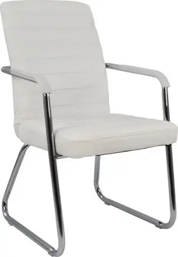 Karrige konferencash FH1021.02 e bardhë 55,5x67,5x94 cm, set prej 4 copash