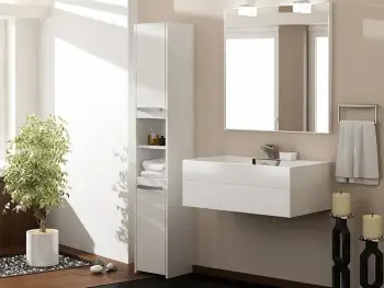 Kabinet për banjo S30 e bardhë