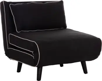 Fotel-krevat BRAXTON, material i zi, FH8425.03, 78x88x78cm