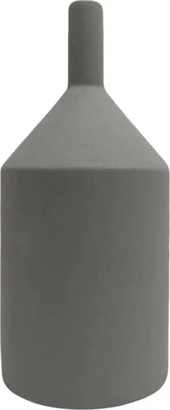 Dekor tavoline qeramike GALAD FH4608.03, gri mat, Φ13,5x30,5Hcm