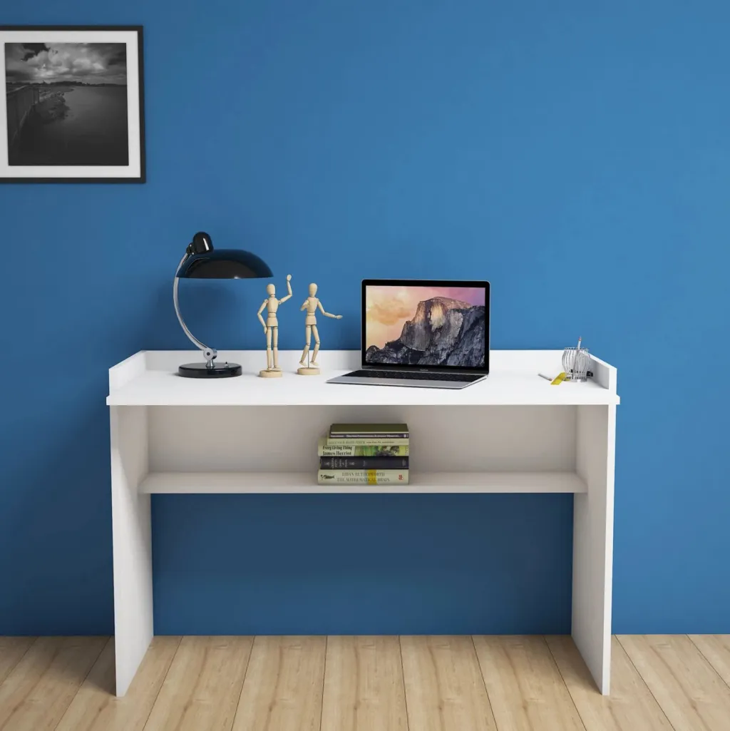 Tavolinë melamine e bardhë 118x58x80Hcm.FH9227.11 - 3