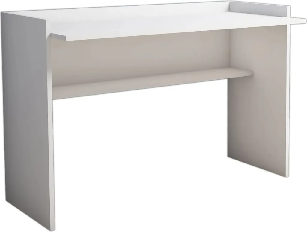Tavolinë melamine e bardhë 118x58x80Hcm.FH9227.11 - 4