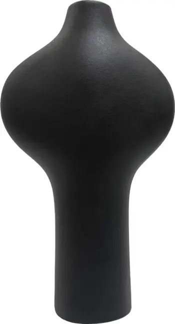 Dekor tavoline qeramike seri ARKEN FH4621.02 ngjyrë e zezë mat 18.5x8.5x32Hcm
