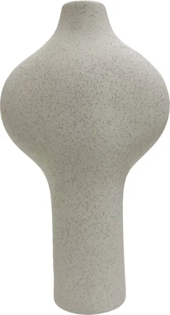 Dekor abstrakt qeramike, ngjyrë e bardhë, ARKEN FH4621.01, 18.5x8.5x32H cm