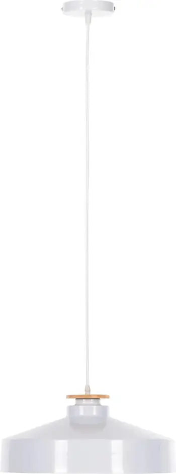 Llambë varëse për tavan, kapak metali i bardhë, FH4159.02, Φ40x116H cm
