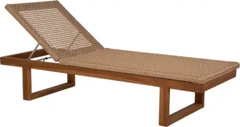 Shezlong profesional PATRON, dru tik, litar VIRO, 191x65x86H cm.
