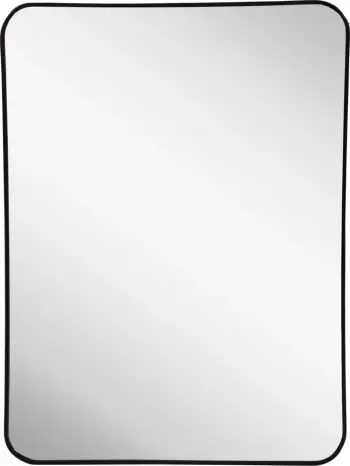 Pasqyrë muri serisë ARCHER FH4502 kornizë alumini ngjyrë zezë 59x79H cm.
