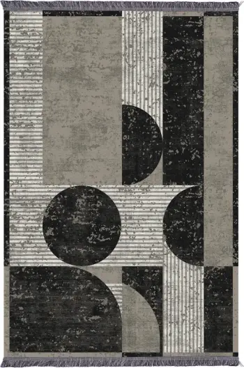 Tepih për dhomë ndeje me franja, Josiane FH7676.46, shumëngjyrësh, 80x150 cm