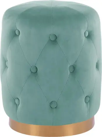 Karrige për bar TORRIE FH8405.07, ngjyrë fistik, kadife-ari, Φ37x46H cm