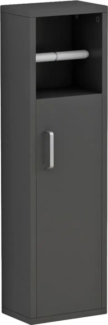 Kabinet për banjo DAMIEN, ngjyrë antracit, FH9025.11, 20x13x70Hcm