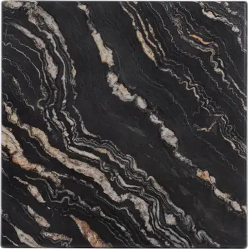 Sipërfaqe tavoline katrore, ngjyrë mermeri zi-ari, FH5229.15, 60x60cm
