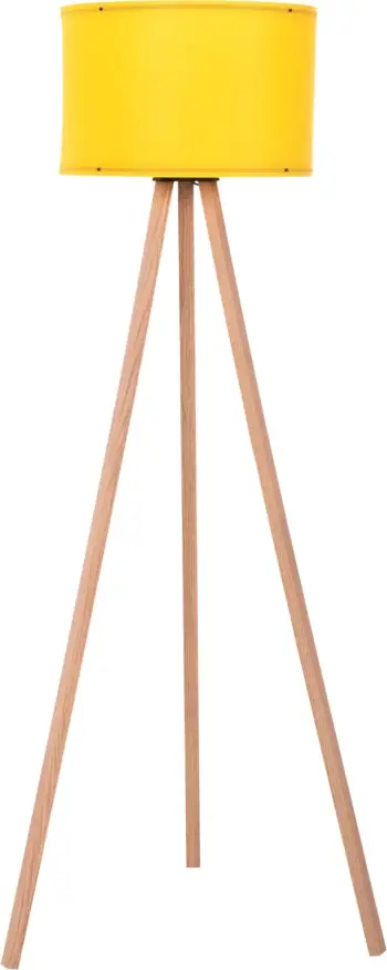 Llambë dyshemeje Opviq, krem dhe e verdhë, 145cm