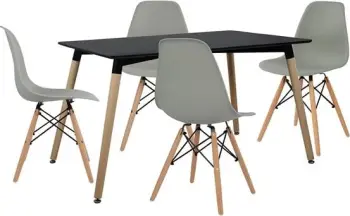 Set tavoline ngrënieje 5 pjesë me tavolinë dhe 4 karrige FH102229 120x80x73 cm