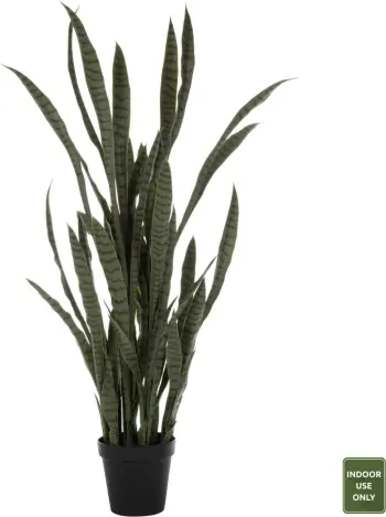 Bimë sintetike dekorative, SANSEVIERIA, ngjyrë e gjelbër, 150Hcm, FH7994.02
