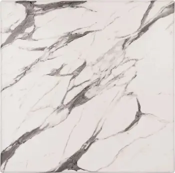 Sipërfaqe Tavoline Werzalit 80x80 Mermer Bardhë-Gri 5654 FH5231.11