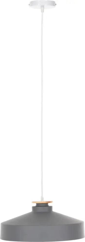 Llambë varëse tavani, kapak metalik gri, FH4159.03, Φ40x116H cm