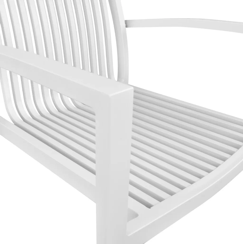 Karrige aluminum BRONCA HM5130.01 54,2x59x83,5 cm, e bardhë - 7