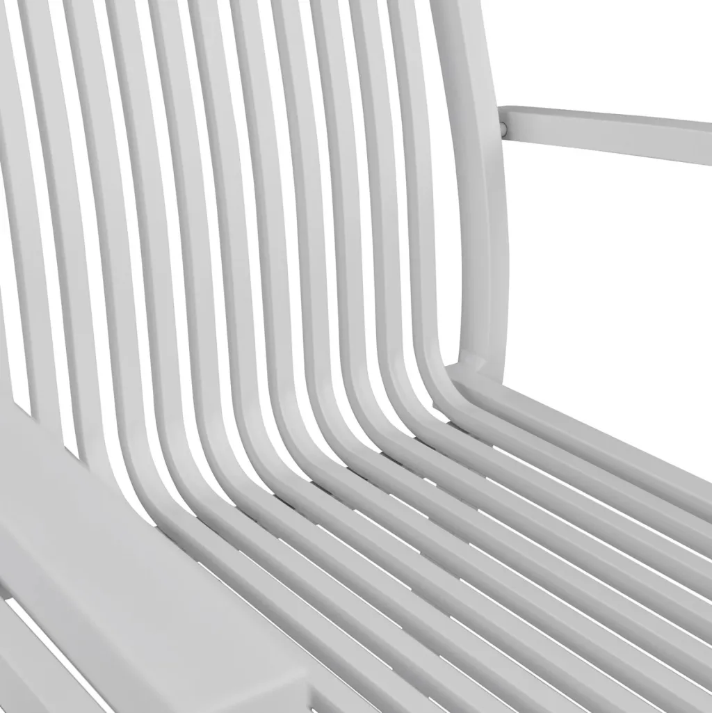 Karrige aluminum BRONCA HM5130.01 54,2x59x83,5 cm, e bardhë - 8