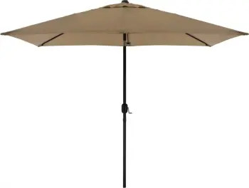 Ombrellë alumini, FH6029.02, drejtkëndëshe, ngjyrë gri dhe moka, 262x170x253 cm