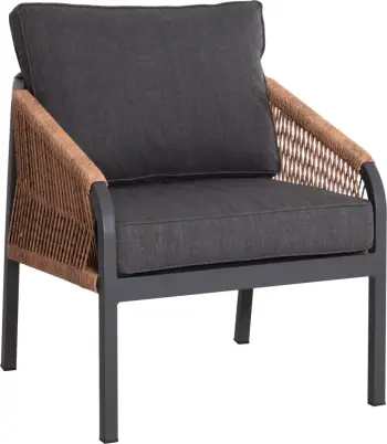 Karrige alumini MAYBEL FH6283.01 antracit me ratan kafe 67x74x72-87Hcm