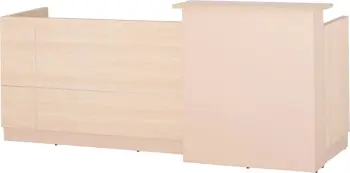 Tavolinë recepsioni DALTON FH2068.02 melaminë, sonama-bardhë, 240x80x106H cm