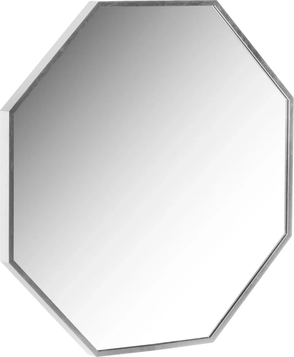 Pasqyrë muri tetëkëndore 55,5x2,5x55,5Hcm (HM9583.40), argjendtë - 3