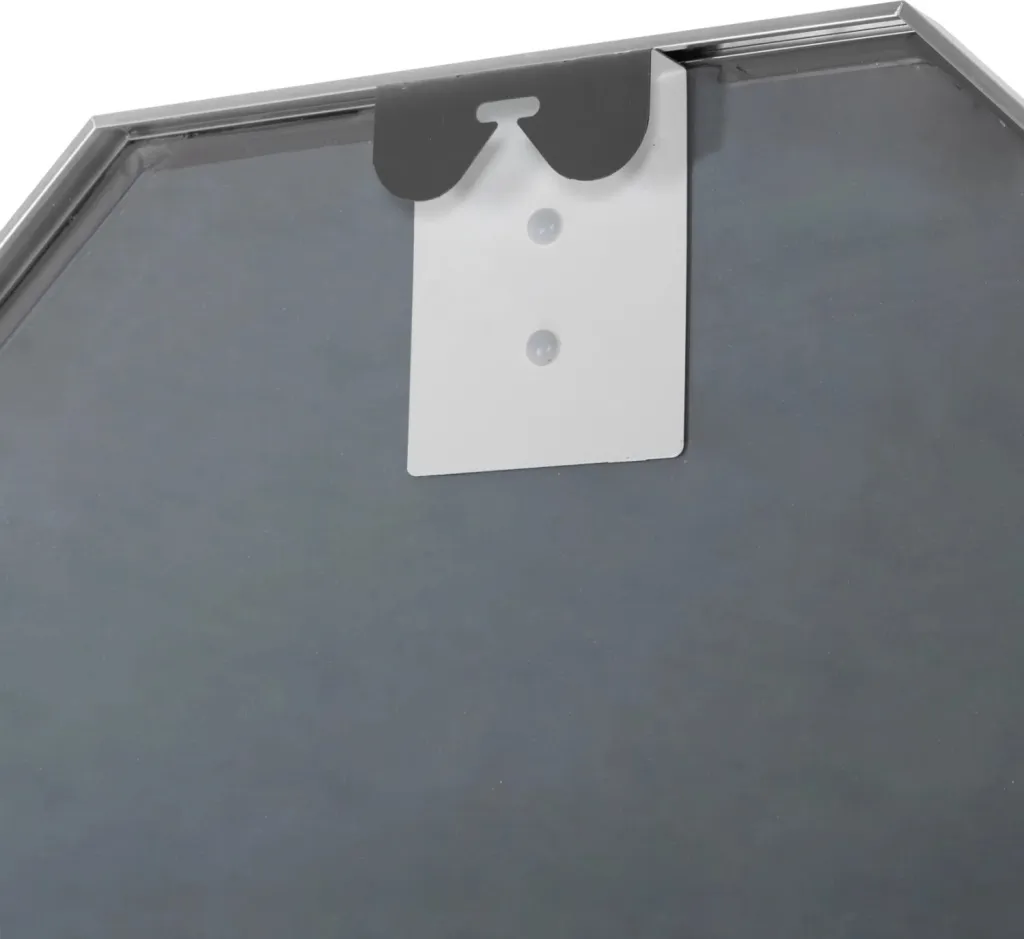 Pasqyrë muri tetëkëndore 55,5x2,5x55,5Hcm (HM9583.40), argjendtë - 5