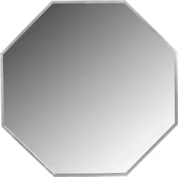 Pasqyrë muri tetëkëndore 55,5x2,5x55,5Hcm (HM9583.40), argjendtë