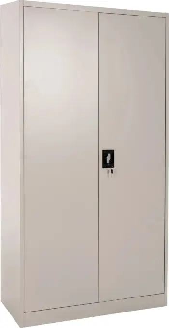 Dollap metalik DURON FH5959.11 2-dyer me 5 hapësira ruajtjeje ngjyrë gri e lehtë 90x40x180H cm