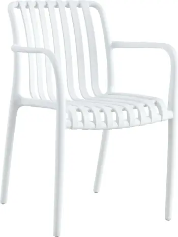 Karrige me krahë polipropileni TIPPY FH5940.01 e bardhë 55x55x81Hcm