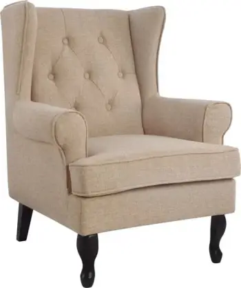 Karrige Brandon FH3073.02, stof bezhë, 83x83x104 cm