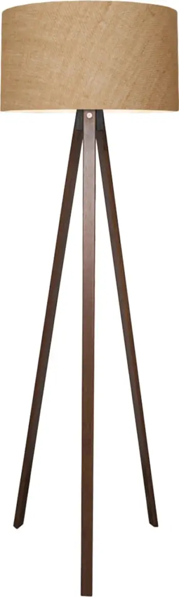 Llambë dyshemeje tripod, ngjyrë arre, kapak bezhë FH7578.01
