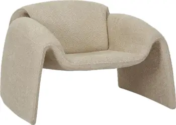 Fotel TREK, pëlhurë boucle, kornizë metali, 100x83x66H cm
