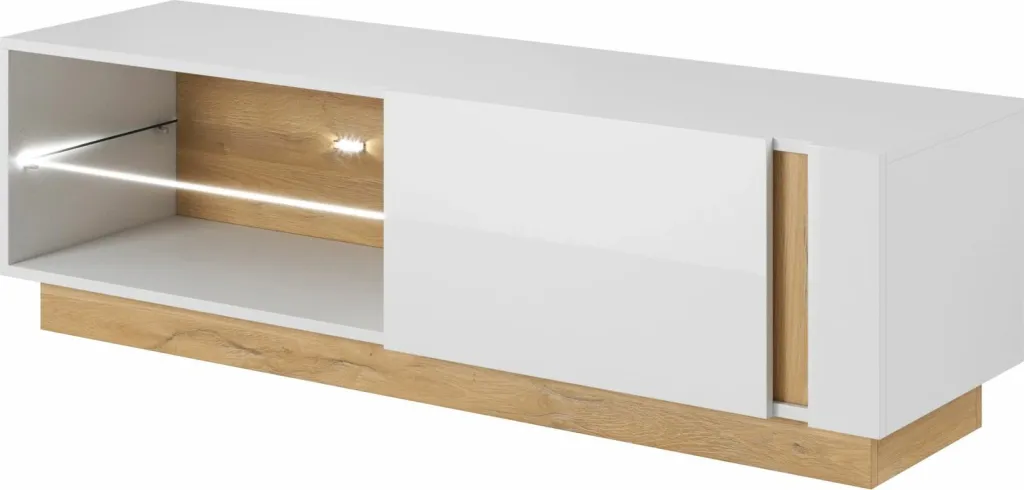 Tv Komodë Acorn 1, e bardhë - 1