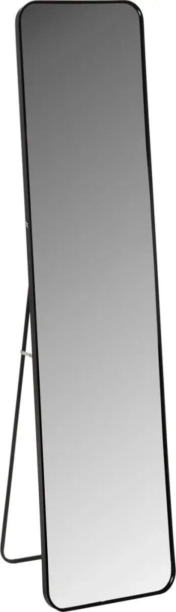 Pasqyrë dyshemeje BOELY FH9577.01 kornizë alumini ngjyrë e zezë 40x35x160H cm