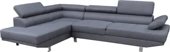 Kënd divani i majtë GORO FH3085.10L, ngjyrë gri, 270x200x87H cm